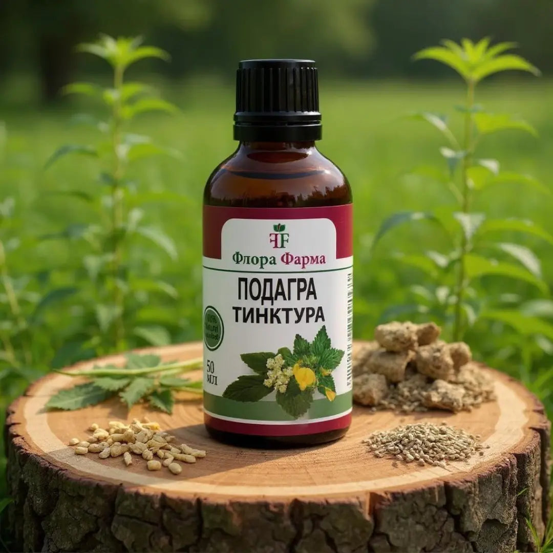 Podagra – nalewka 50 ml – wspomaga usuwanie kwasu moczowego z organizmu