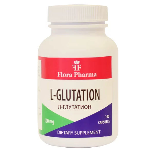 L-GLUTATION – suplement diety, 100 kapsułek, 100 mg – dla detoksu, odporności i promiennej skóry