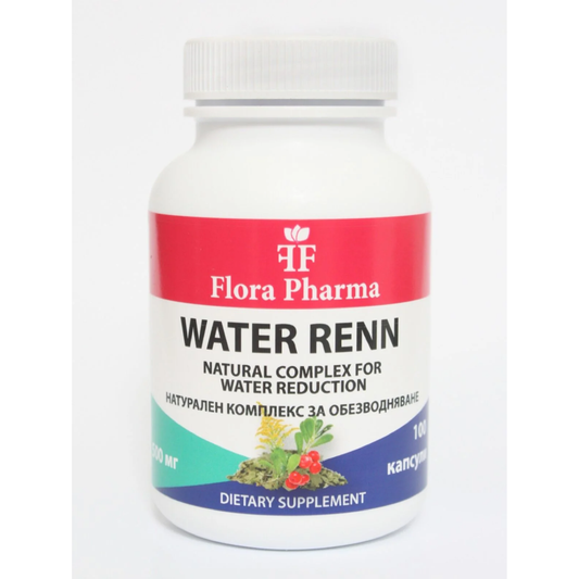 WATER RENNN – suplement diety 100 kapsułek, 500 mg – na obrzęki, zatrzymanie wody i detoksykację