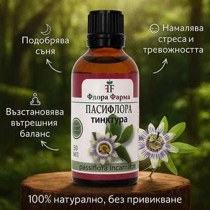 Passiflora – nalewka 50 ml – na stres, niepokój i bezsenność
