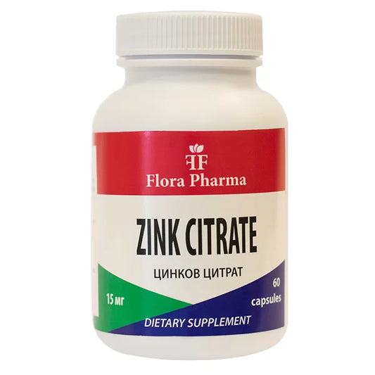 CYTRYNIAN CYNKU – suplement diety, 60 kapsułek, 15 mg